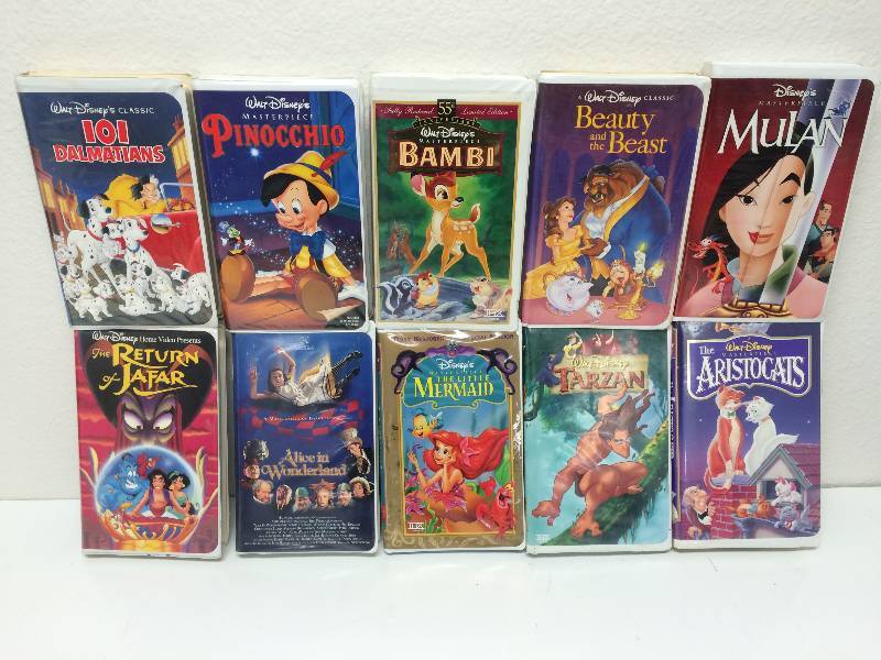 lot 13 image: Walt Disney VHS Movies