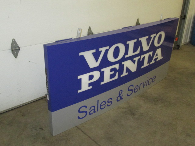Volvo Penta Marine Light Up Wall Sign