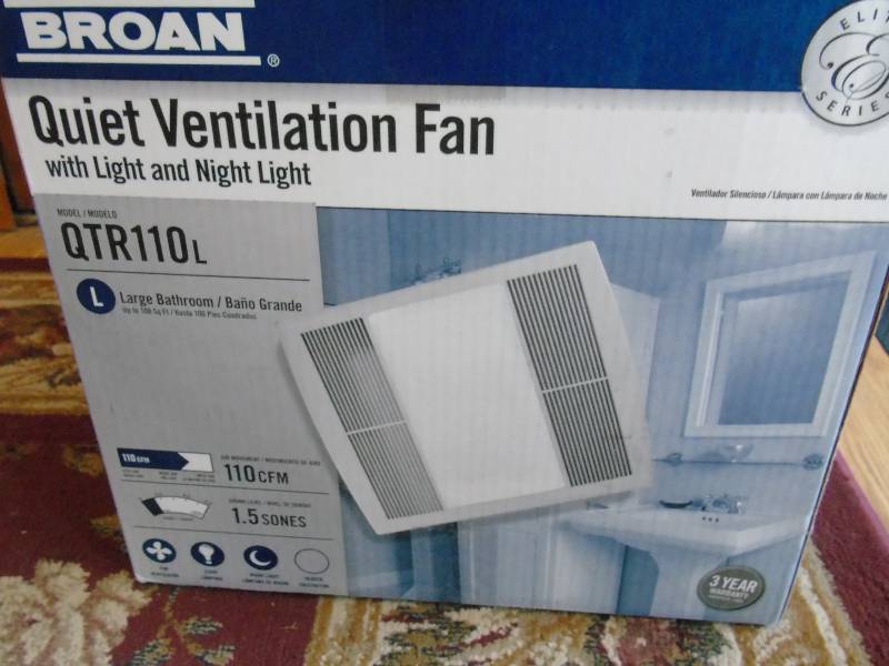lot 18 image: Broan Quiet Ventilation Fan