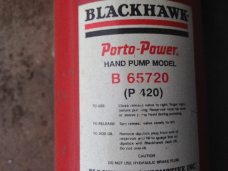 (NEW)   Black Hawk Porta - power hand pump model B65720