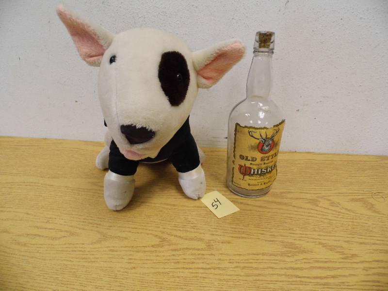 Stuffed Spuds McKenzie  Vintage Bottle
