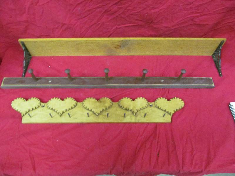 lot 151 image: Coat HookShelf