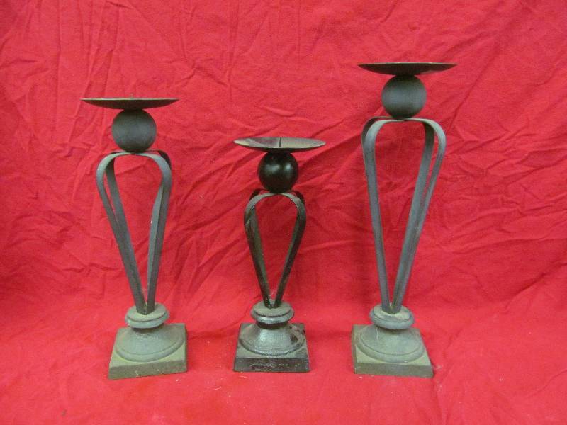 lot 224 image: Candle Holders