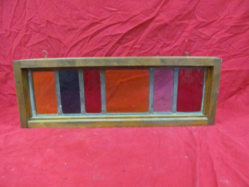 lot 225 image: Stained Glass Hanging