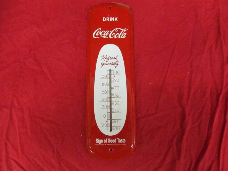 lot 245 image: Coca Cola Thermometer