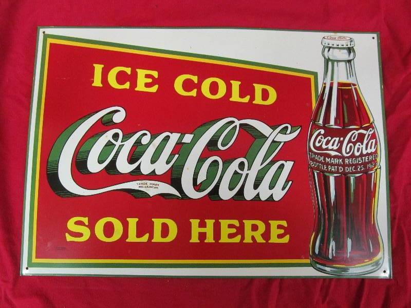 lot 248 image: Coca Cola Sign