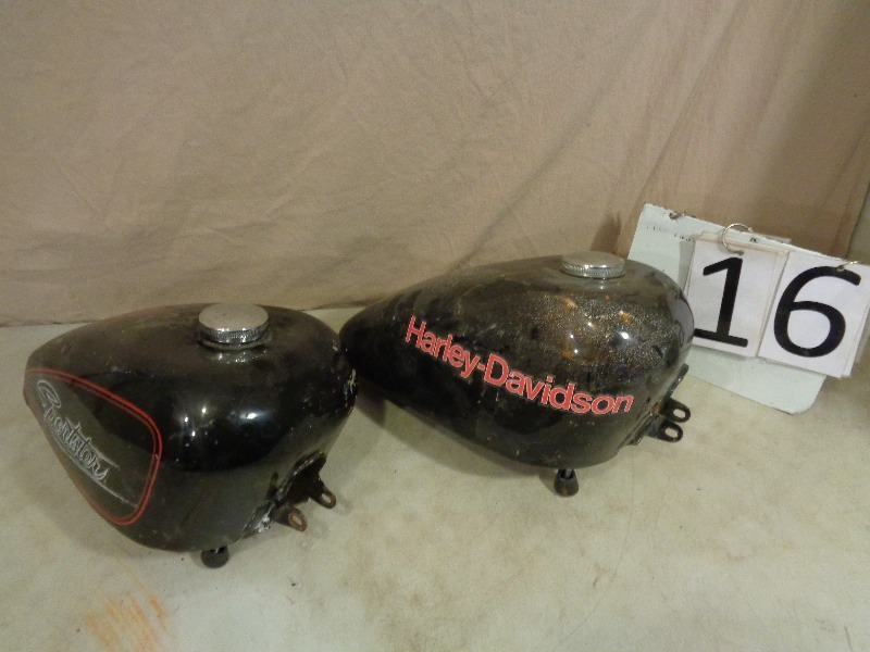 Harley Davidson Gas Tanks Hollowed Out