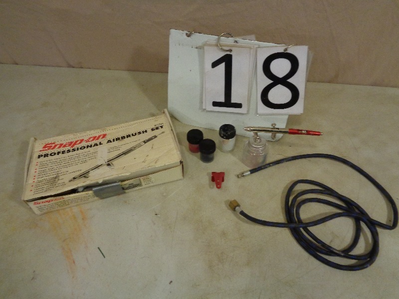Snap On Air Brush Set