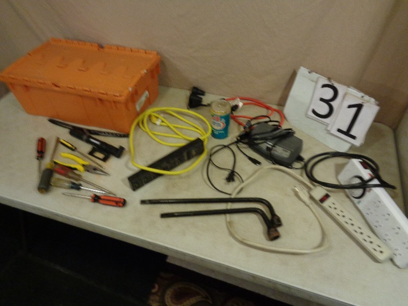 Powerstrips, Battery Charger, Tools, and More