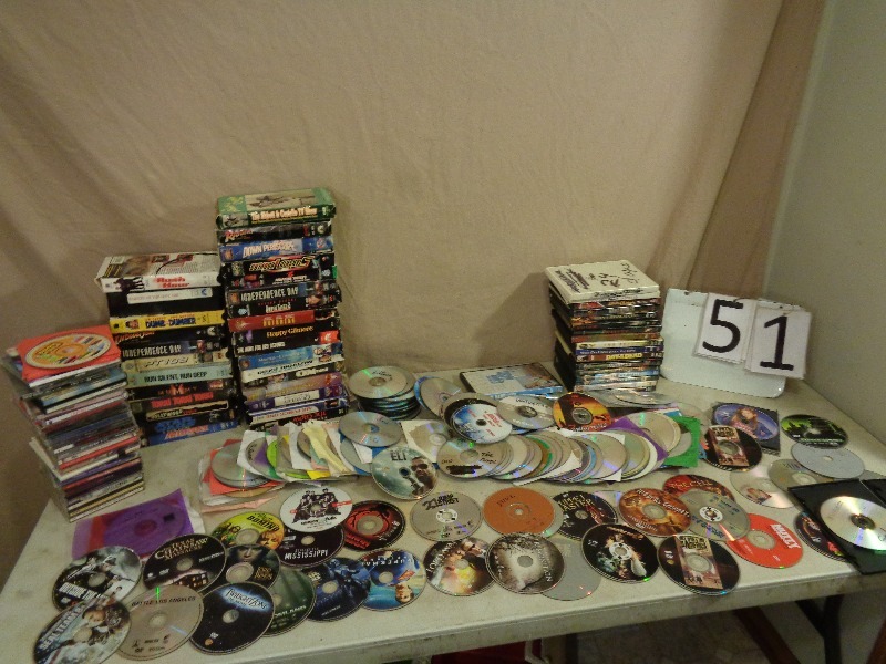 Dvds, CDs, and VHS Tapes