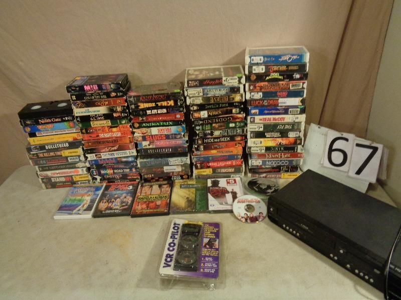 Dvds, VHS, and DVDVHS Player