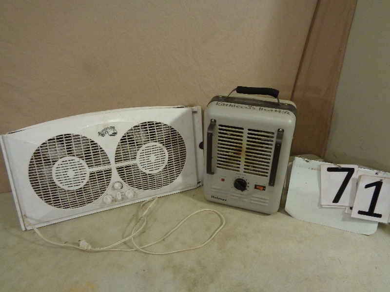 Space Heater and Window Fan