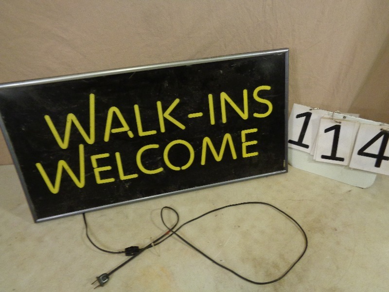 Fluorescent Sign