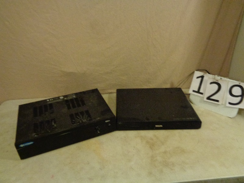 Crown Amplifier and Philips DVD Player