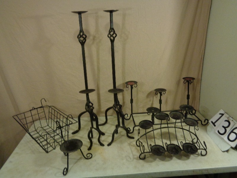 Metal Candle Holders
