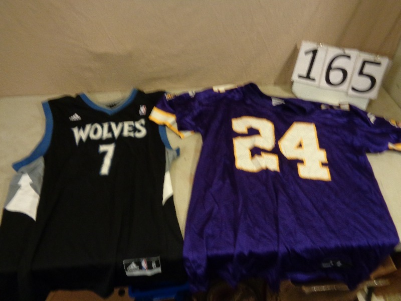 Minnesota Timber Wolves and Minnesota Vikings Jerseys
