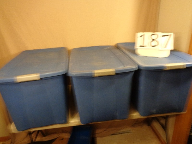 3 Totes with Lids