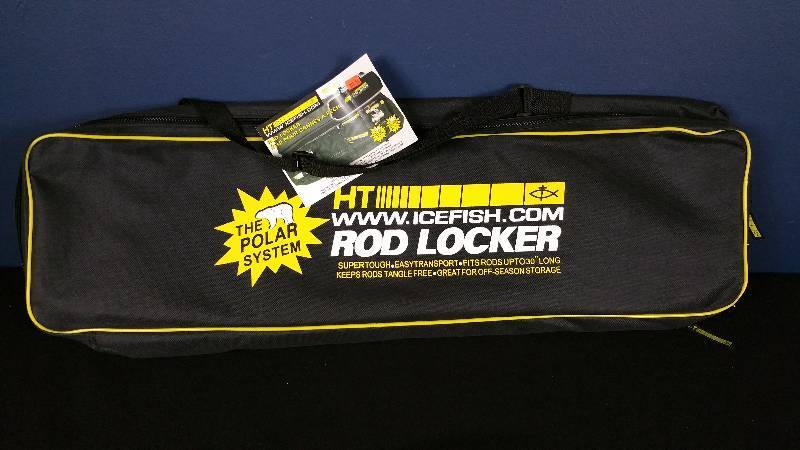 lot 41 image: HT Ice Fishing Rod Locker
