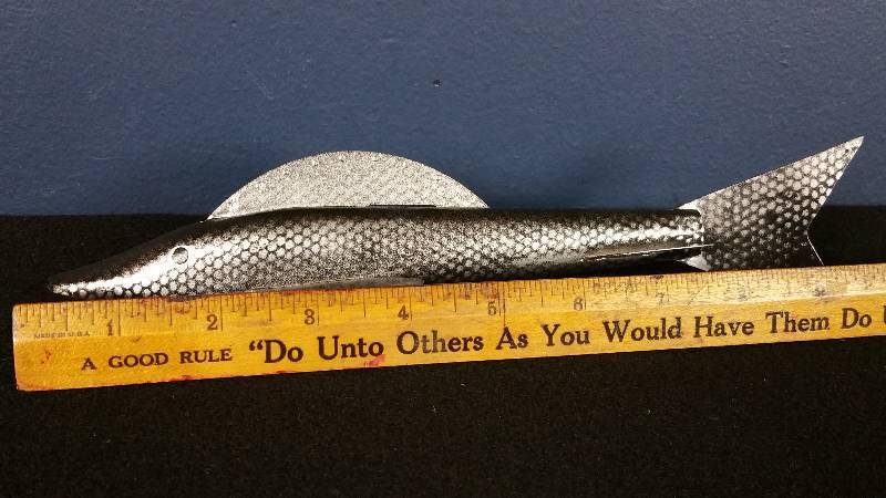 lot 78 image: Painted Wooden Spearing Decoy