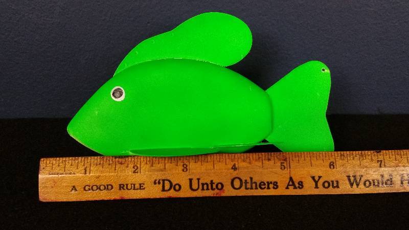 lot 79 image: Painted Wooden Spearing Decoy