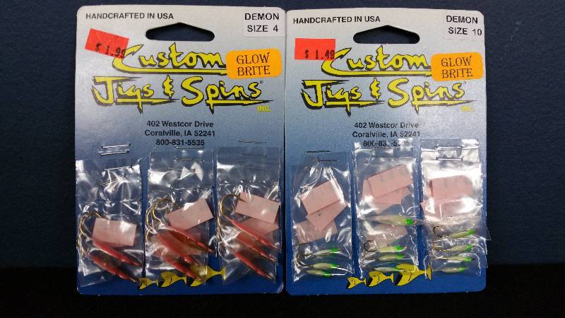 lot 170 image: Group of (19) Custom Jigs and Spins Brand Tackle