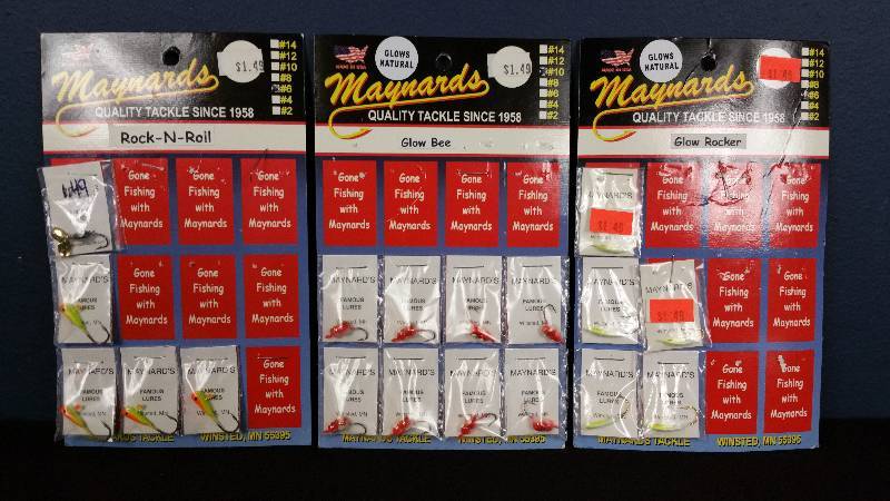 lot 174 image: Group of (18) Maynards Brand Tackle