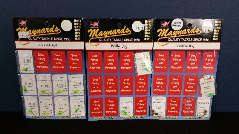 lot 177 image: Group of (14) Maynards Brand Tackle