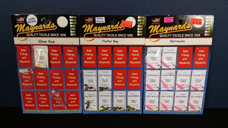 lot 183 image: Group of (17) Maynards Brand Tackle
