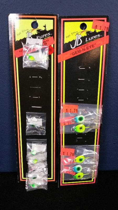 lot 191 image: Group of (12) JB Lures Brand Tackle