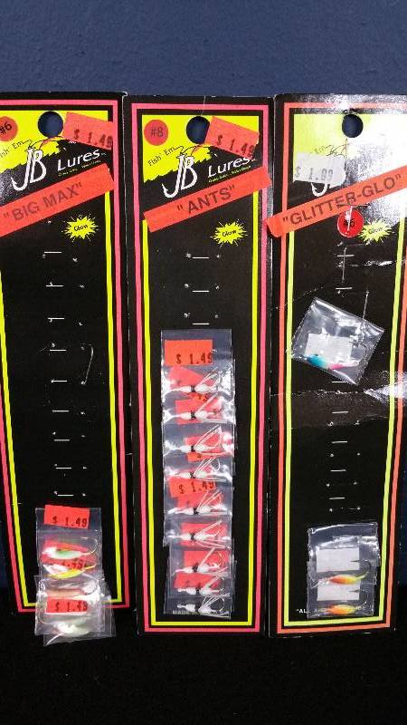 lot 194 image: Group of (17) JB Lures Brand Tackle