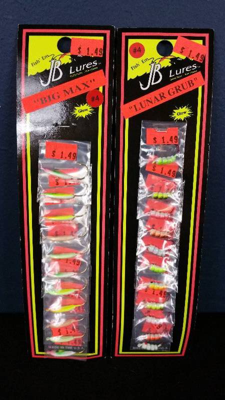 lot 196 image: Group of (22) JB Lures Brand Tackle