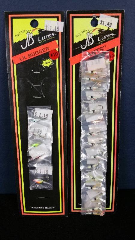 lot 197 image: Group of (19) JB Lures Brand Tackle