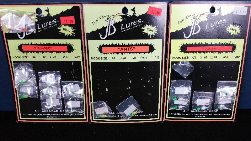 lot 201 image: Group of (15) JB Lures Brand Tackle