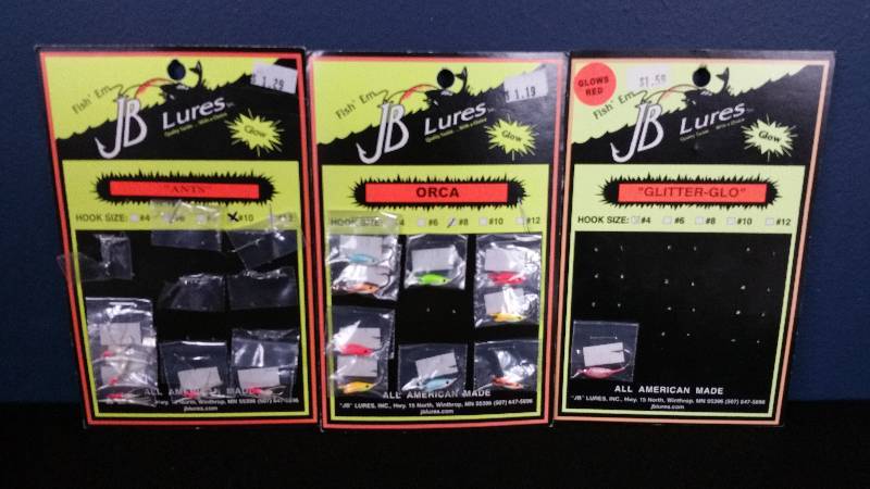 lot 204 image: Group of (15) JB Lures Brand Tackle