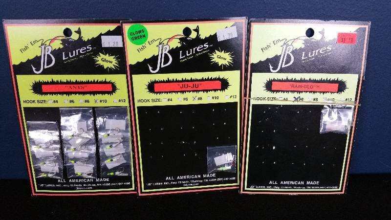lot 206 image: Group of (13) JB Lures Brand Tackle