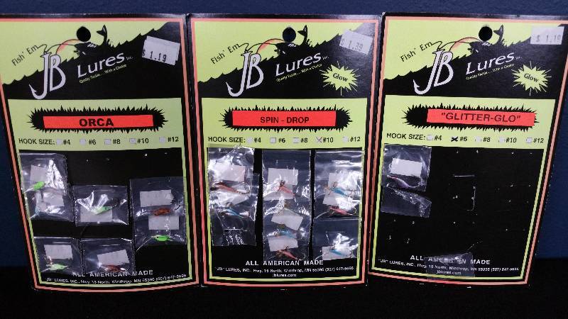 lot 207 image: Group of (16) JB Lures Brand Tackle