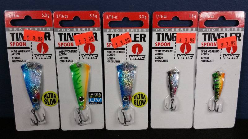 lot 296 image: Group of (4) Factory Packed Tingler Spoon Lures