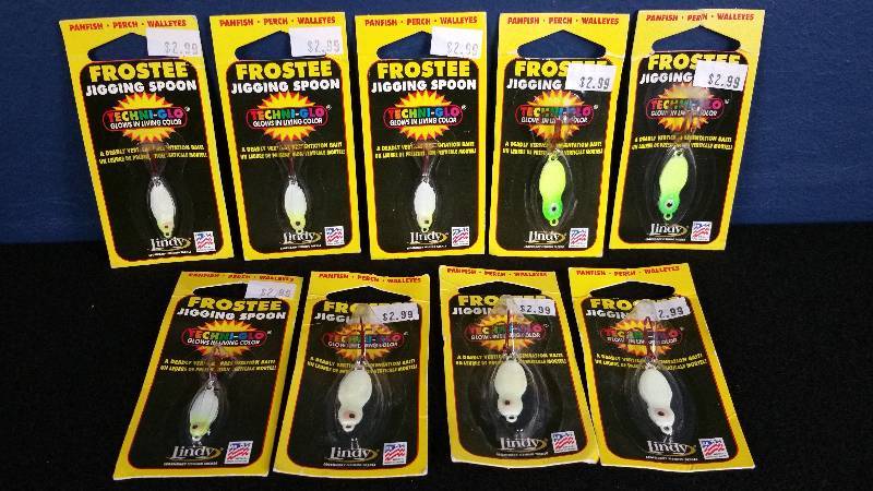 lot 306 image: Group of (9) Ice Fishing Lures