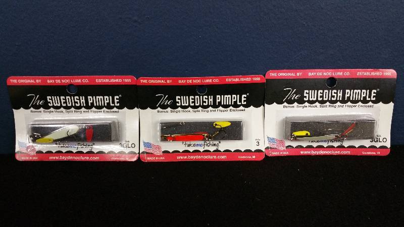 lot 309 image: Group of (3) Swedish Pimples