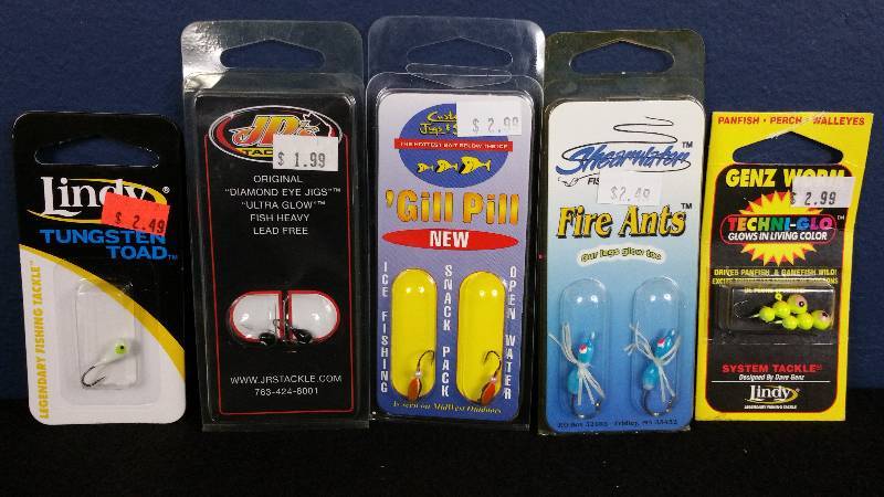 lot 313 image: Group of (5) Ice Fishing Packs of Lures