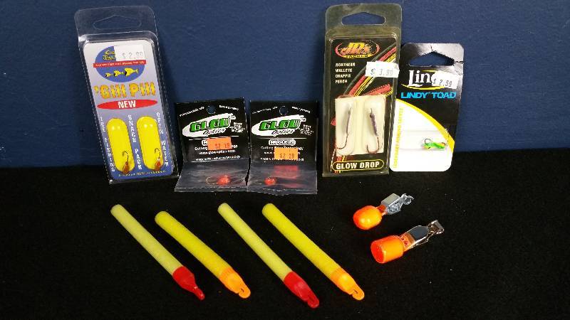 lot 324 image: Group of (5) Ice Fishing Jigs & Misc.