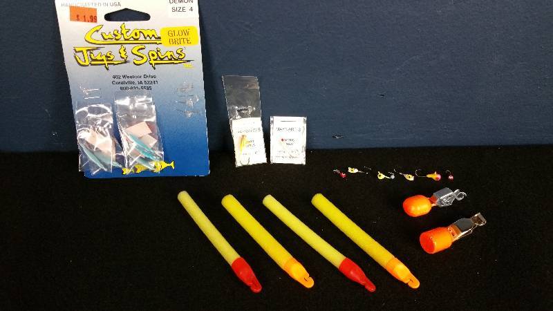 lot 332 image: Ice Fishing Jigs & Misc.