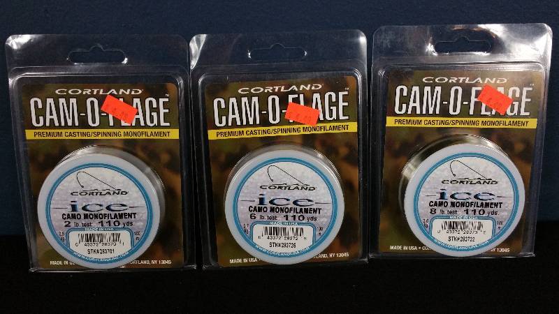 lot 351 image: Group of (3) Courtland  Cam-o-flage Ice Line