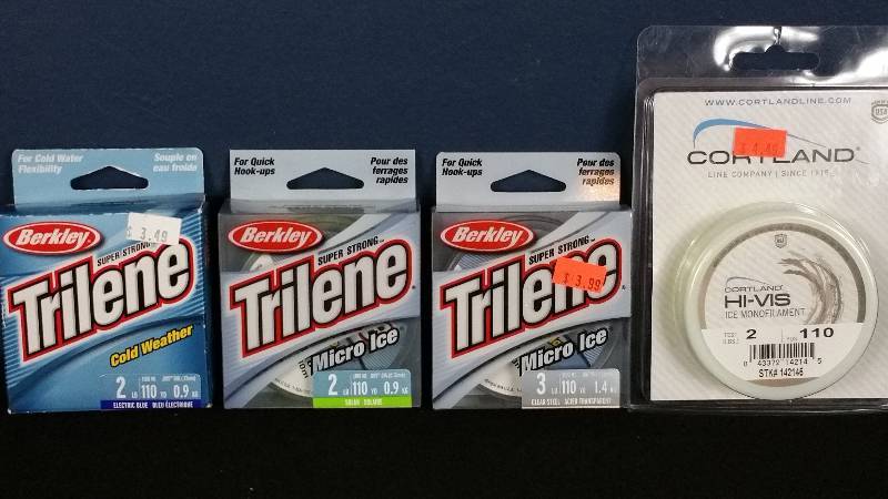 lot 355 image: Groupe of (4) Trilene & Courtlnad Ice & Cold Weather Line