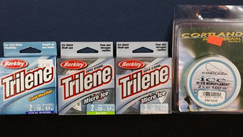 lot 356 image: Groupe of (4) Trilene & Courtlnad Ice & Cold Weather Line