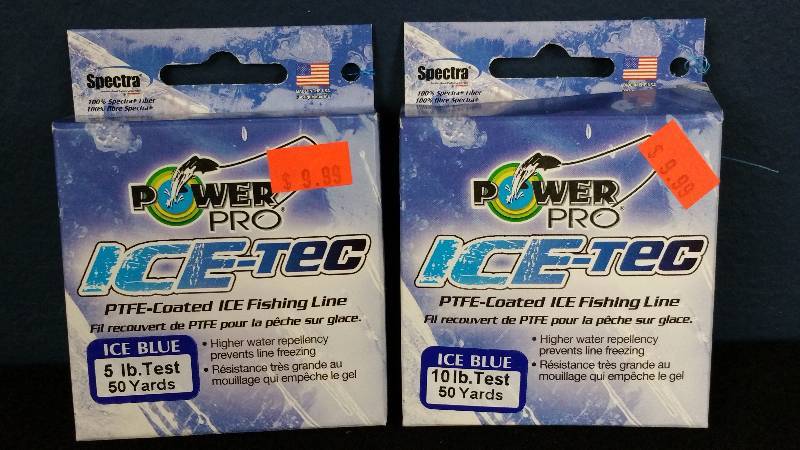 lot 358 image: Group of (2) Power Pro Ice-Tec Line