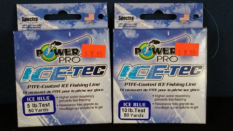 lot 359 image: Group of (2) Power Pro Ice-Tec Line
