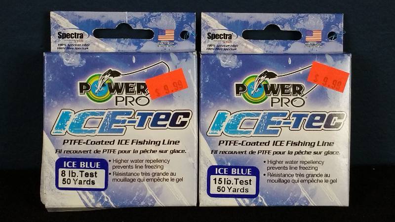 lot 360 image: Group of (2) Power Pro Ice-Tec Line