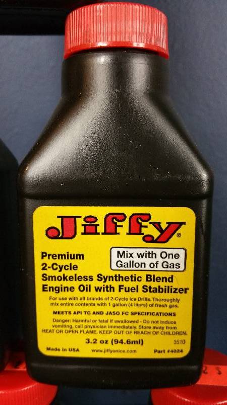 lot 61 image: Group of (6) Jiffy Premium 2-Cycle Synthetic Oil