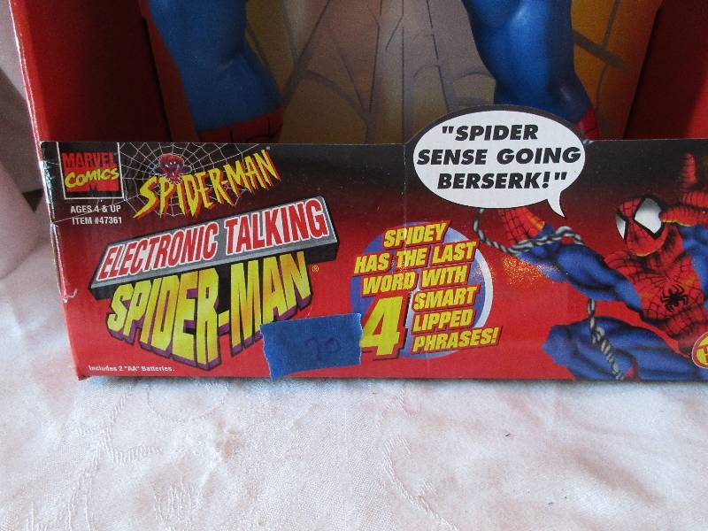 lot 70 image: talking spiderman
